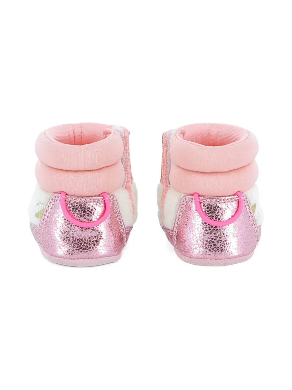 Billieblush metallic-trim boots Pink
