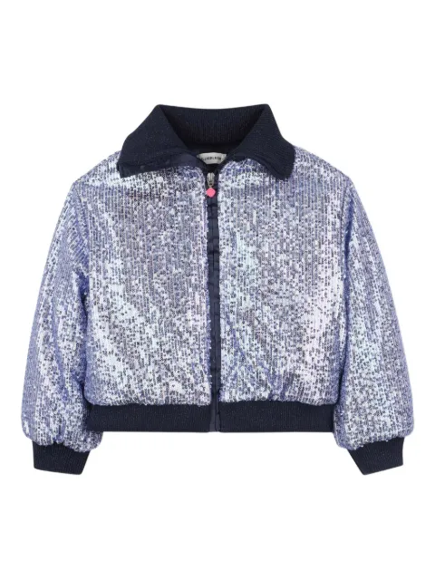 Billieblush Jaqueta bomber com paetês