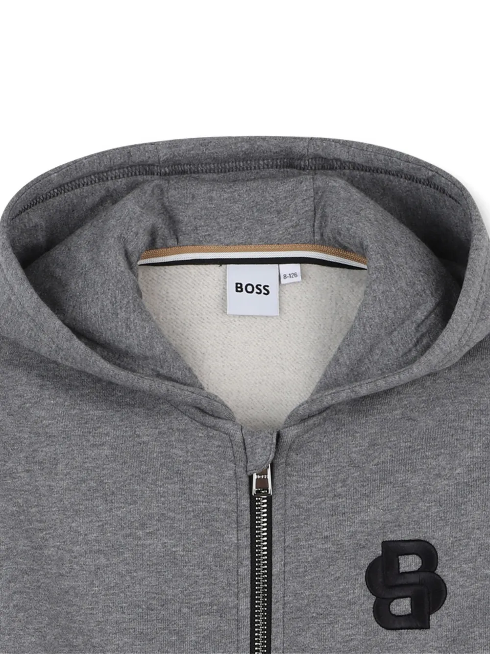Bosswear Zip-up Hoodie In Gray