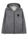 BOSS Kidswear zip-up hoodie - Grey