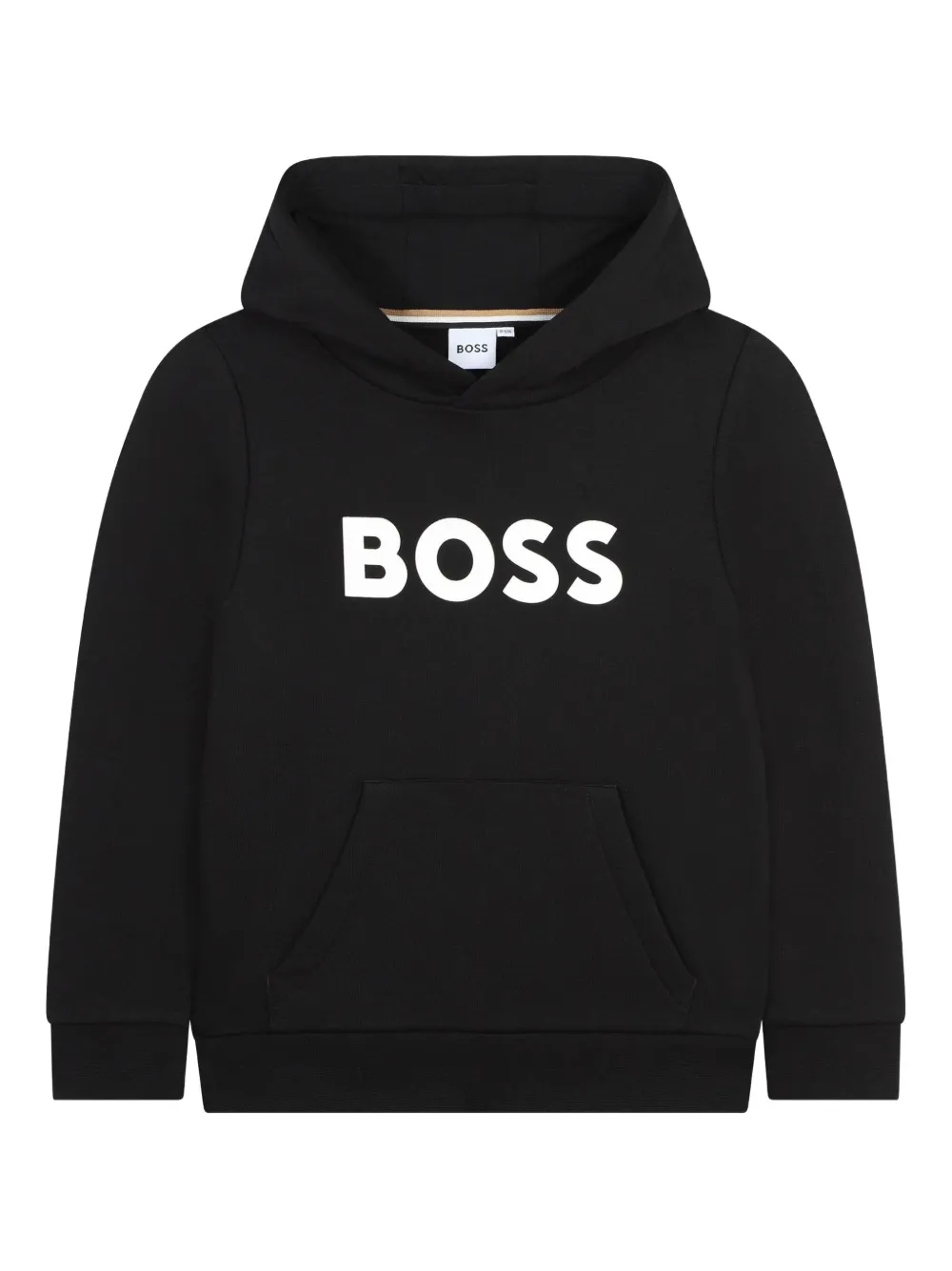 BOSS Kidswear Hoodie met logoprint Zwart