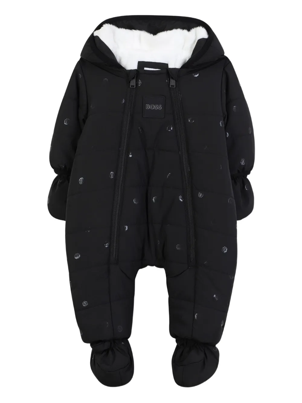 BOSS Kidswear Gewatteerd skipak met rits 09B BLACK