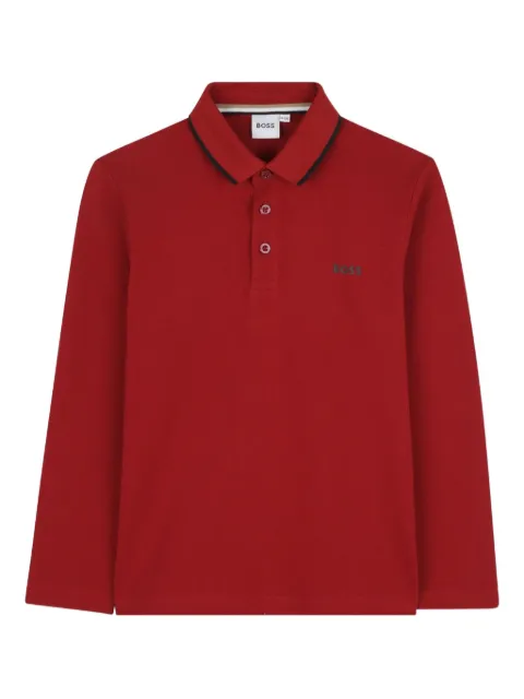 BOSS Kidswear long-sleeve polo shirt
