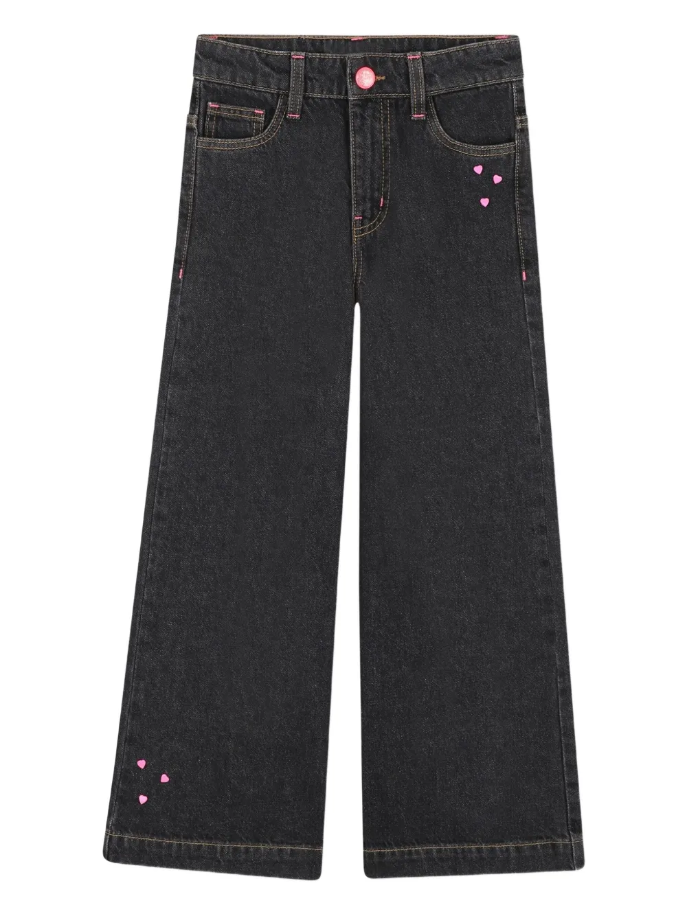 Billieblush Jeans met hartpatroon Zwart