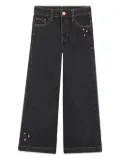 Billieblush heart-motifs jeans - Black