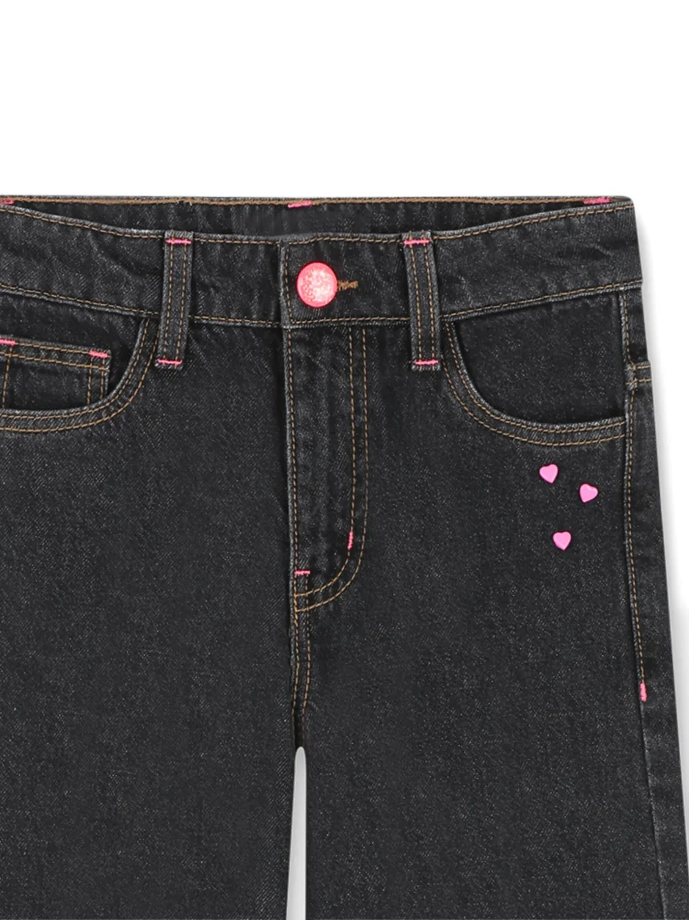 Billieblush Jeans met hartpatroon Zwart