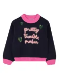 Billieblush sequin-embellished sweater - Blue
