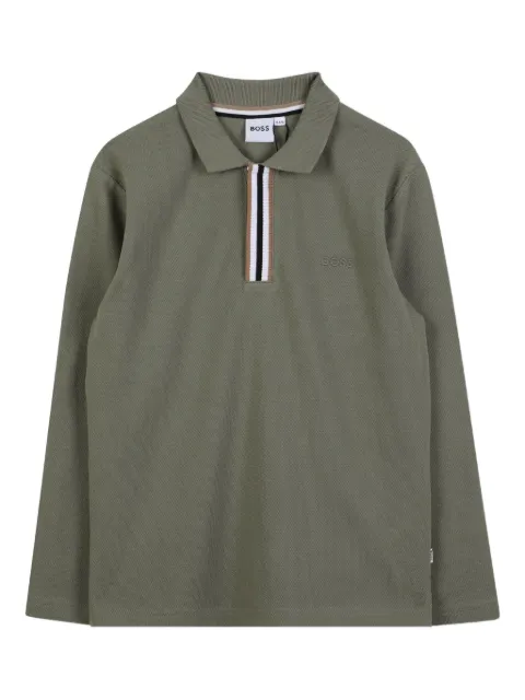 BOSS Kidswear long-sleeved polo shirt