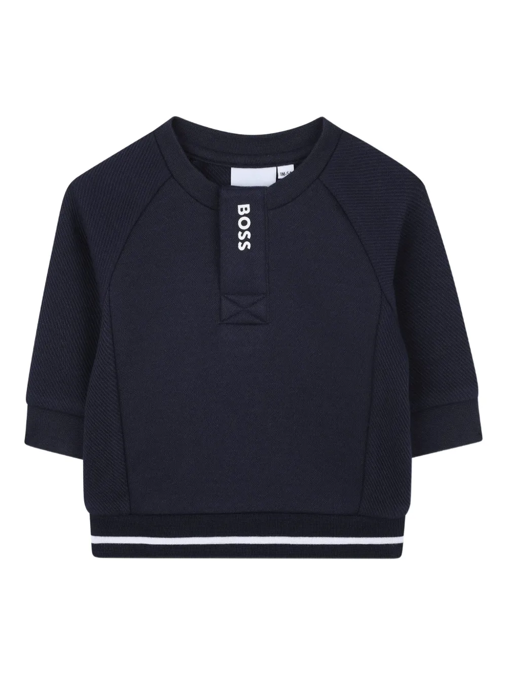 BOSS Kidswear Trainingspak met vlakken Blauw