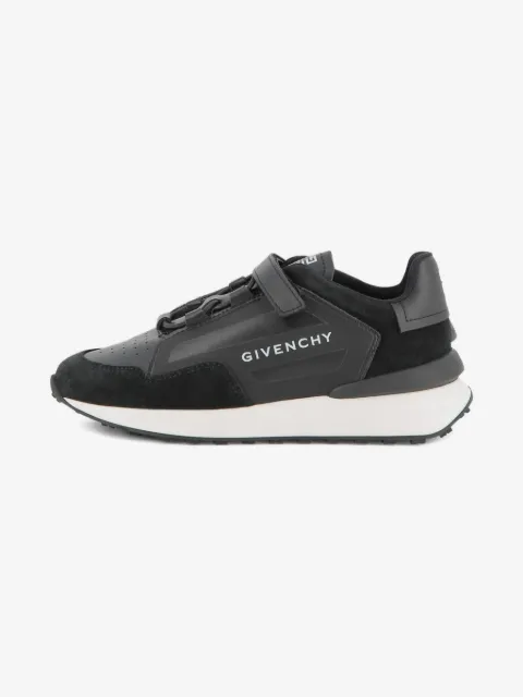 Givenchy Kids suede panelled sneakers