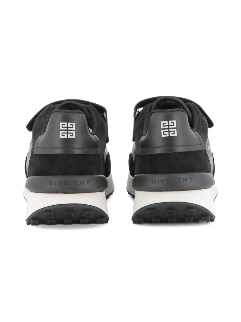 Givenchy Kids suede panelled sneakers Black