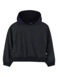 Billieblush mélange-effect hoodie - Blue