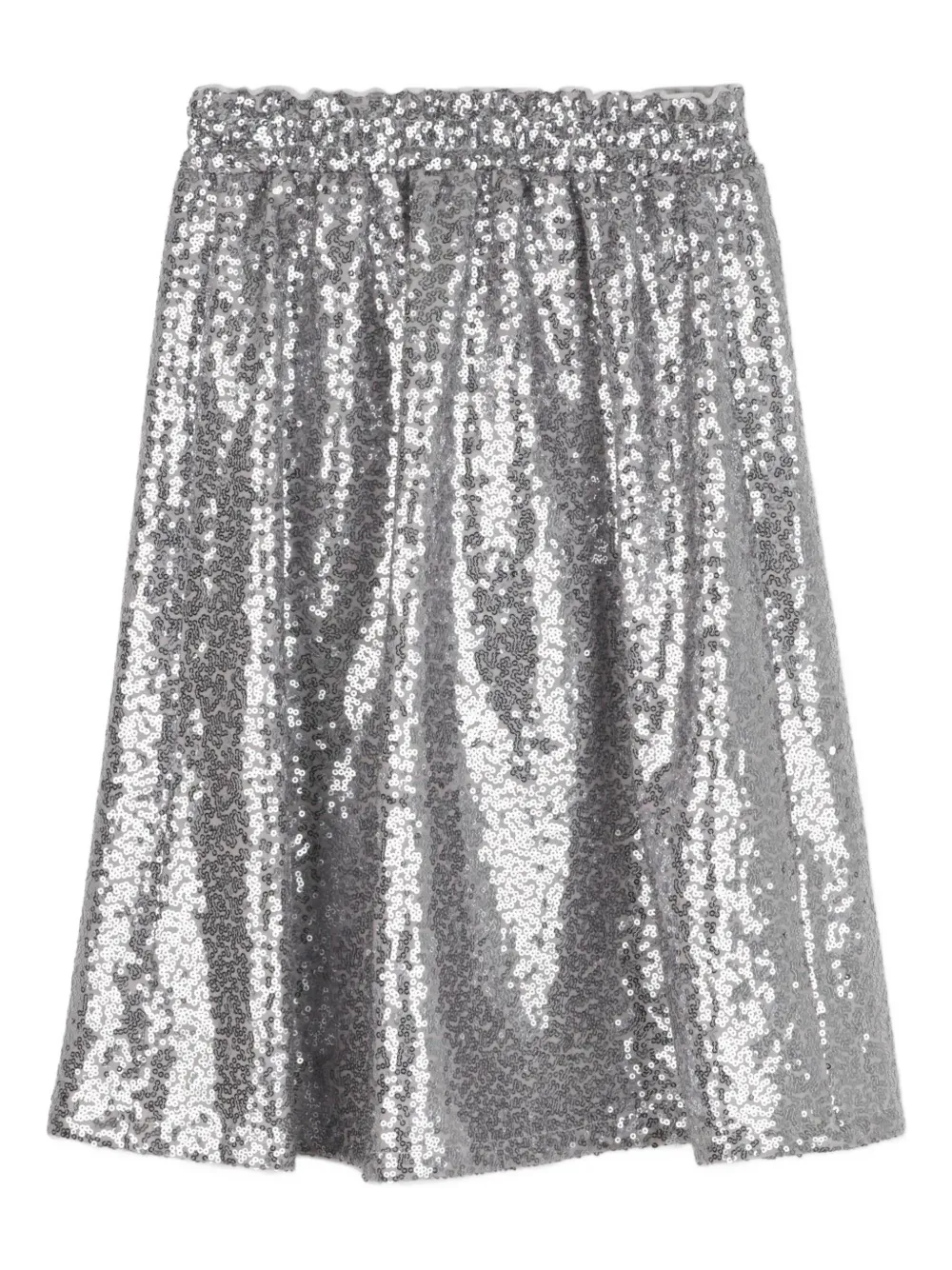 Dkny Sequin-embellished Skirt In Gray