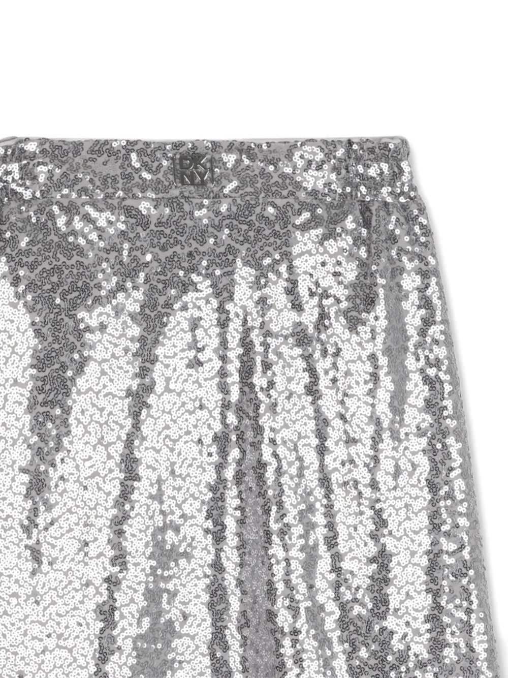 Dkny Sequin-embellished Skirt In Gray