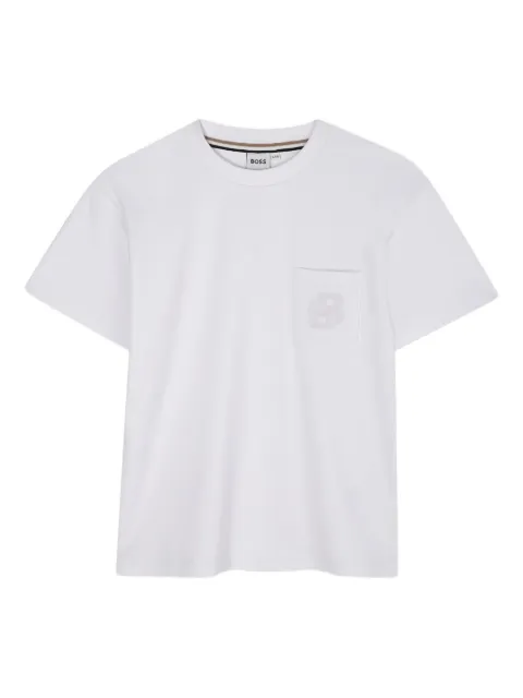 BOSS Kidswear embroidered-pocket T-shirt