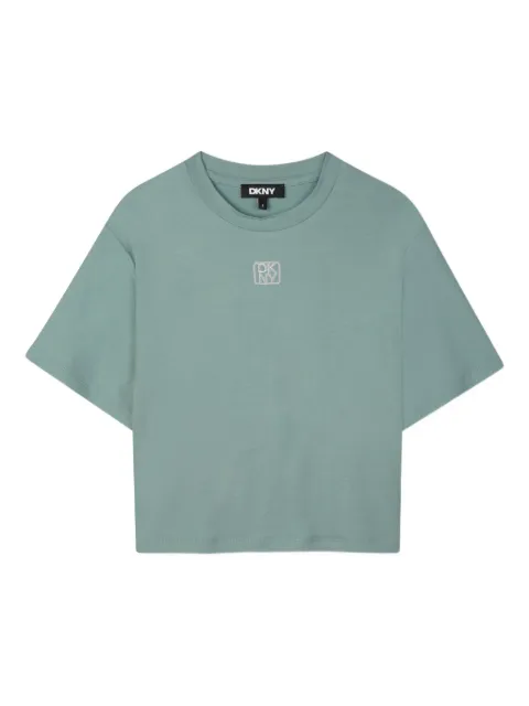 Dkny Kids logo-embroidered T-shirt