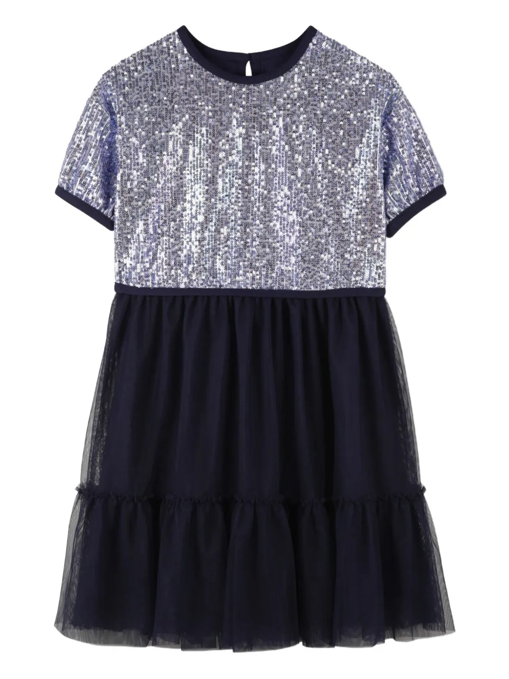 Billieblush Tulen jurk met pailletten Blauw