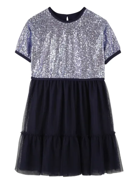 Billieblush Abito in tulle con paillettes