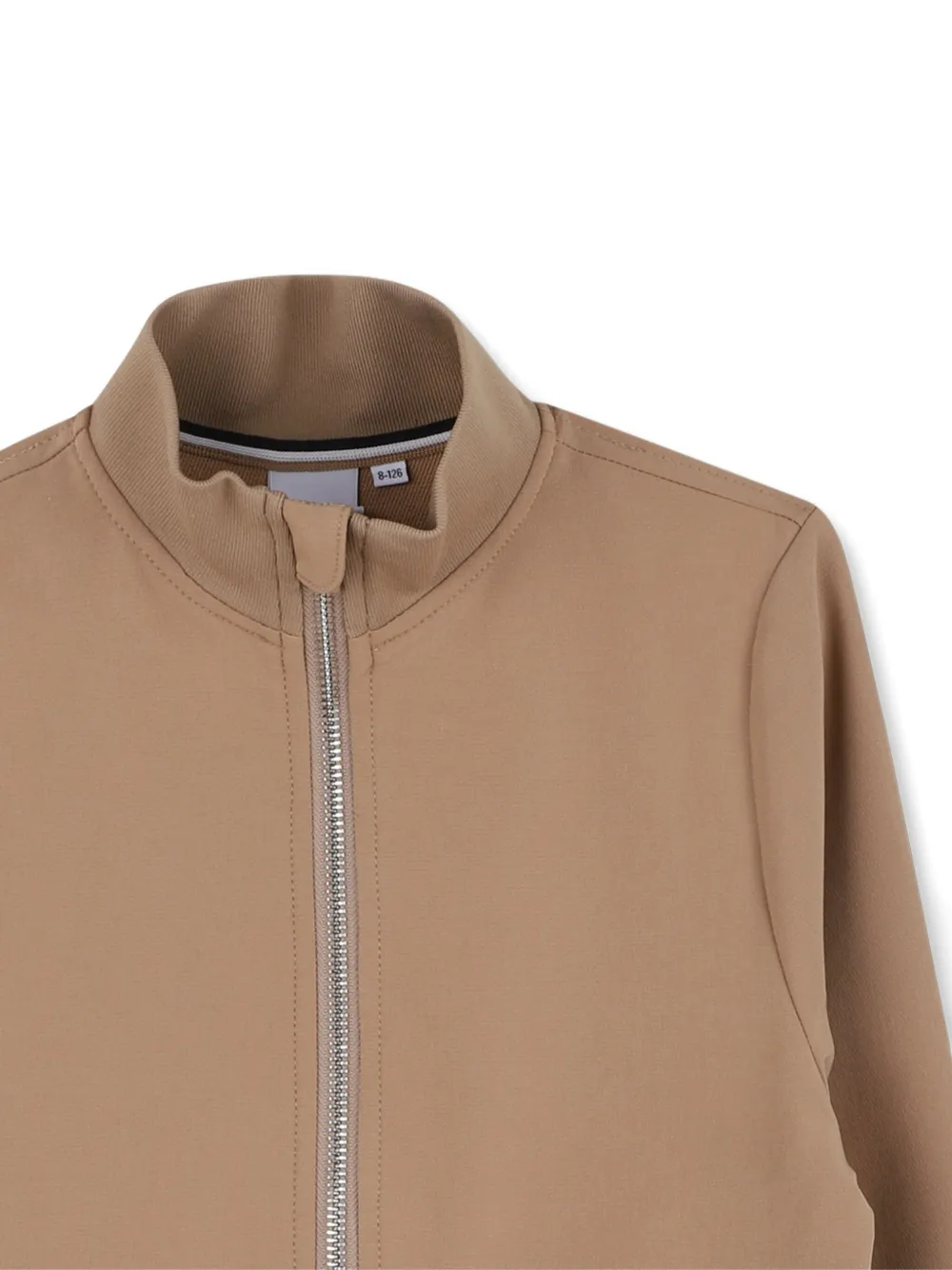 BOSS Kidswear Bomberjack met ritszak Bruin