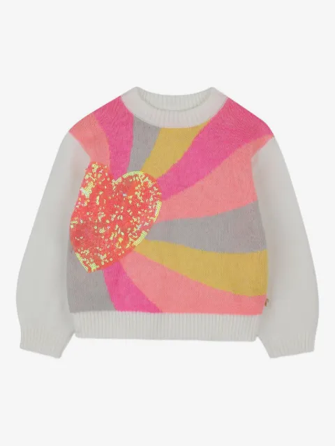 Billieblush sudadera bordada con lentejuelas