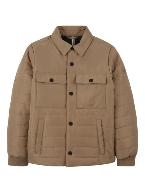 BOSS Kidswear padded shirt jacket