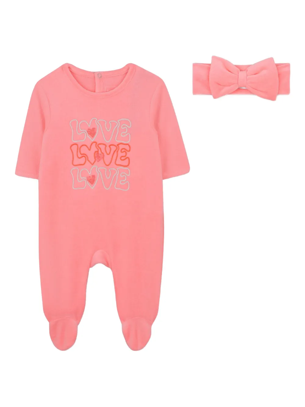 Billieblush Romper met borduurwerk Roze