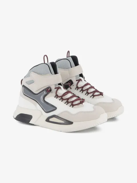 Billieblush panelled high-top sneakers