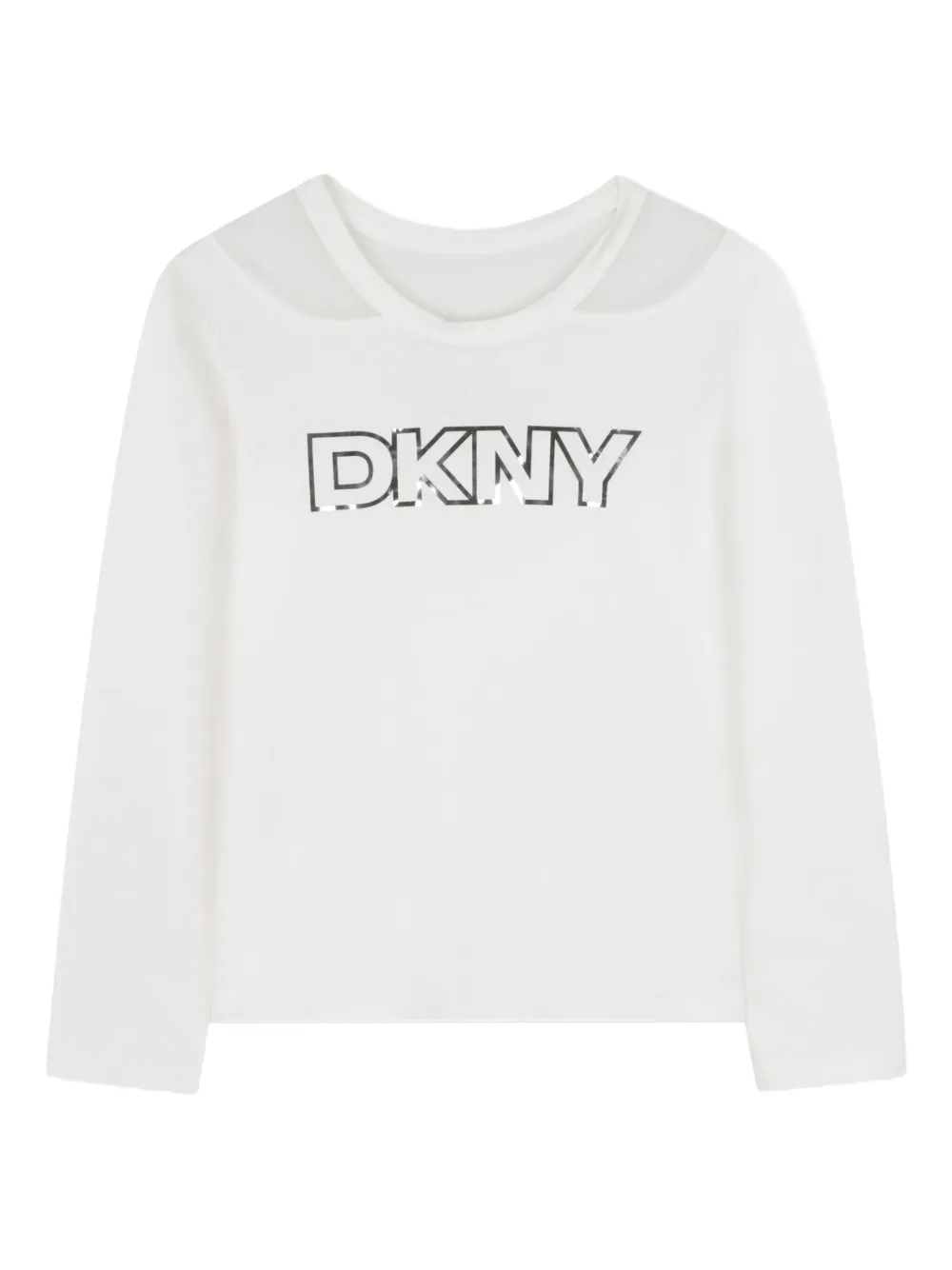 Dkny Kids Top met logoprint Wit