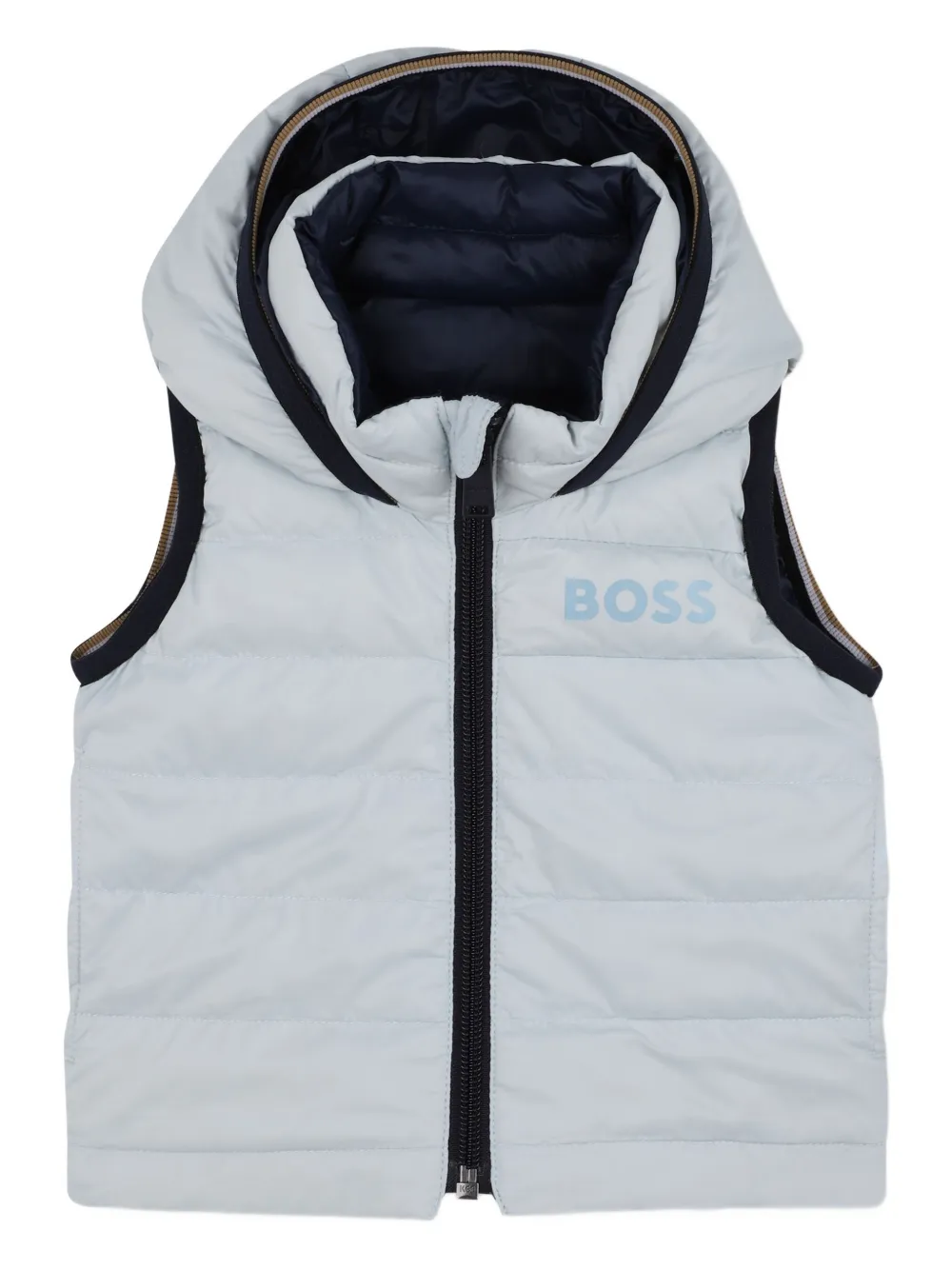 BOSS Kidswear Bodywarmer met capuchon Blauw