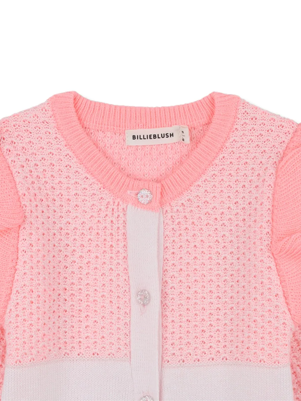 Billieblush Gebreide romper met ruches Roze