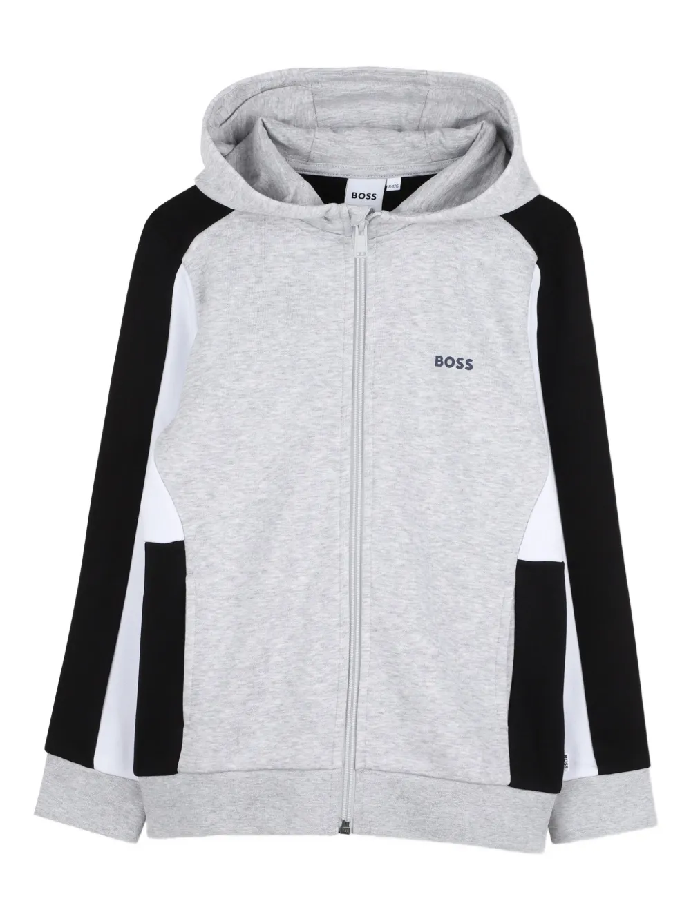 BOSS Kidswear Hoodie met logoprint Grijs