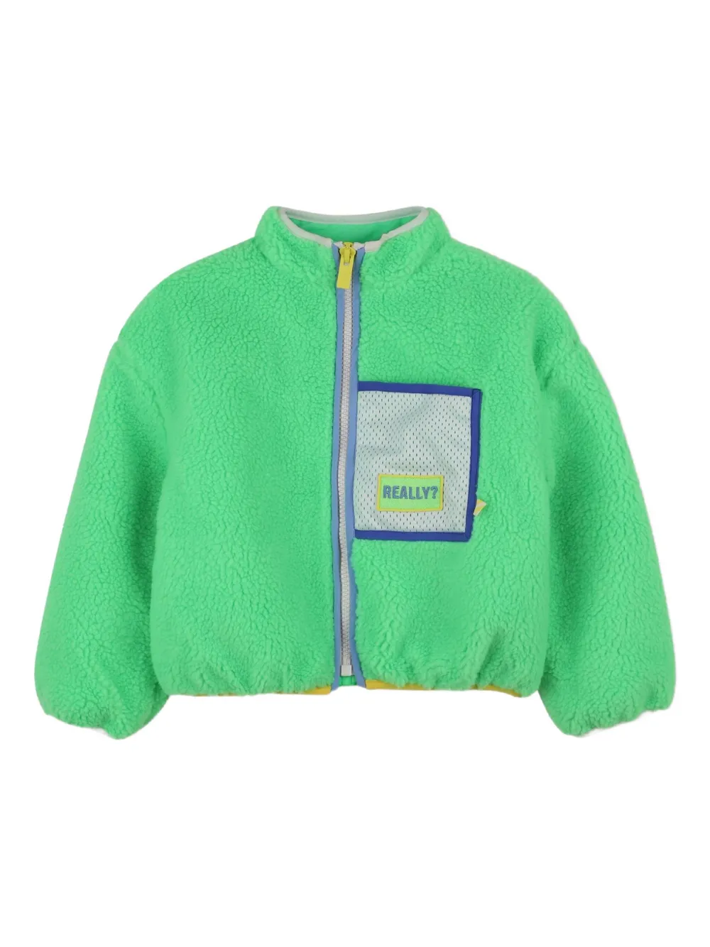 Billieblush Fleece jack met rits Groen