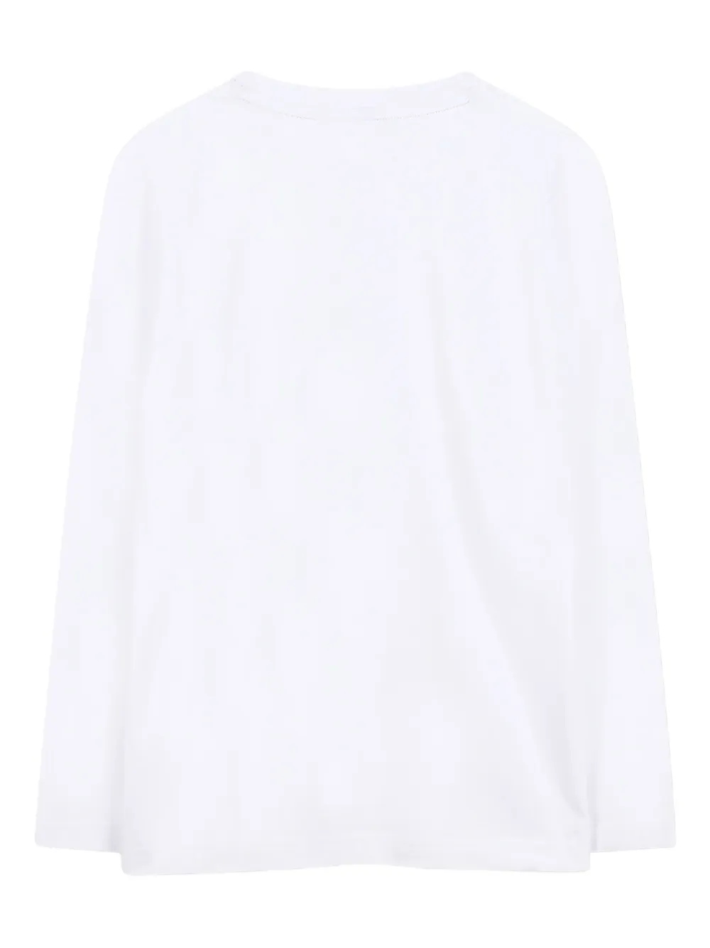 BOSS Kidswear T-shirt met abstracte print Wit