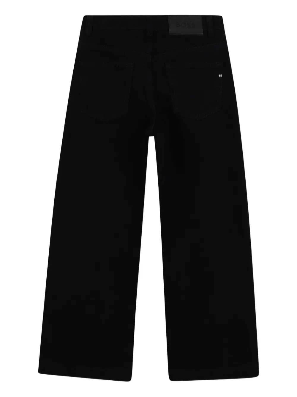 BOSS Kidswear Broek met logopatch Zwart