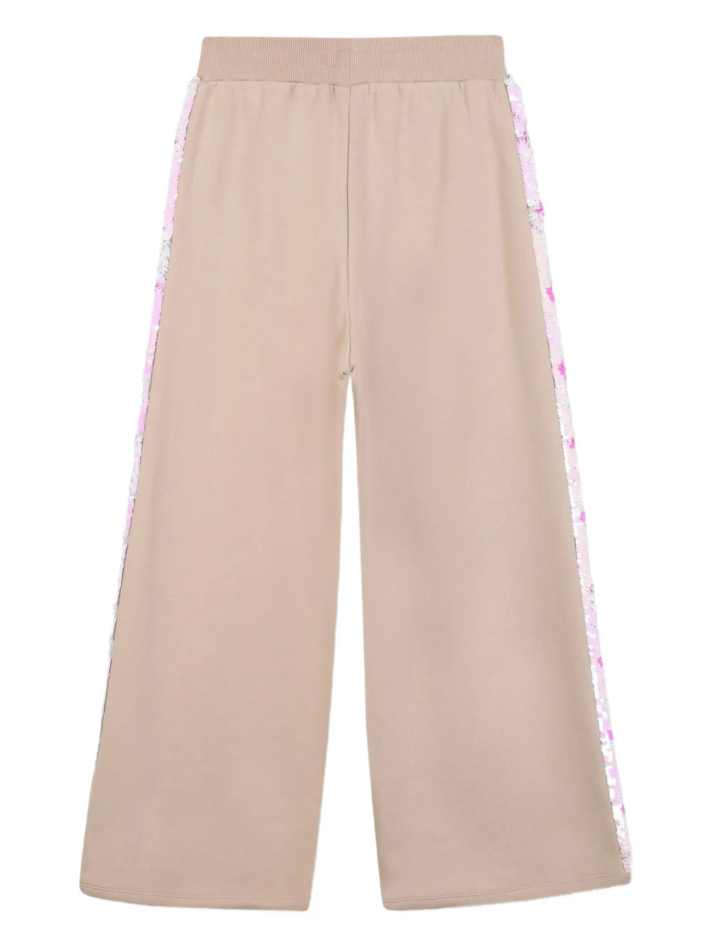 Billieblush Broek met zijstreep en pailletten Beige