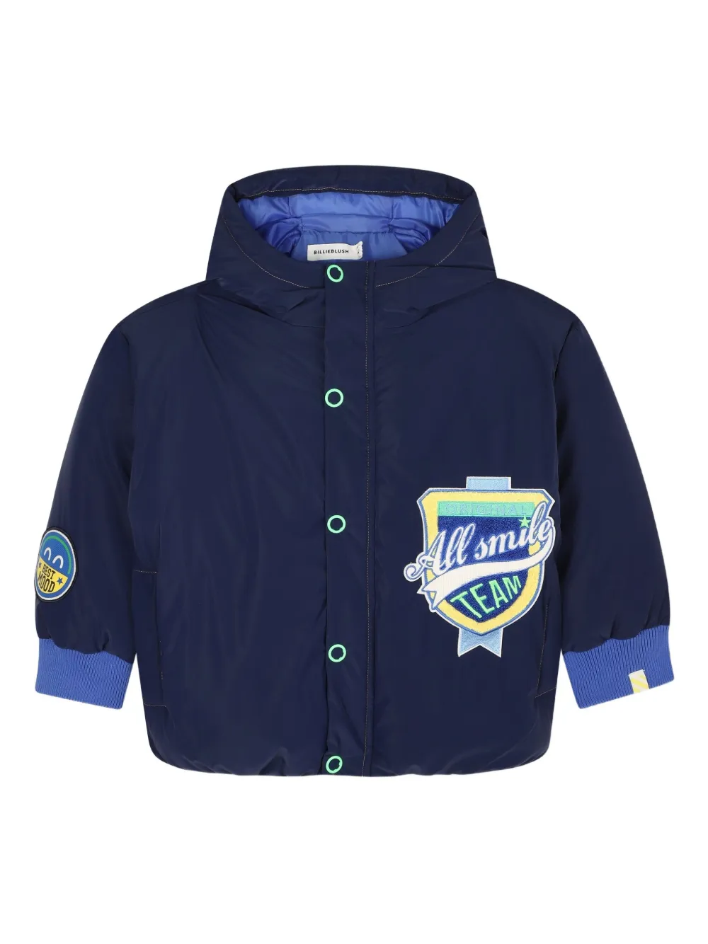 Billieblush Gewatteerd jack met capuchon Blauw
