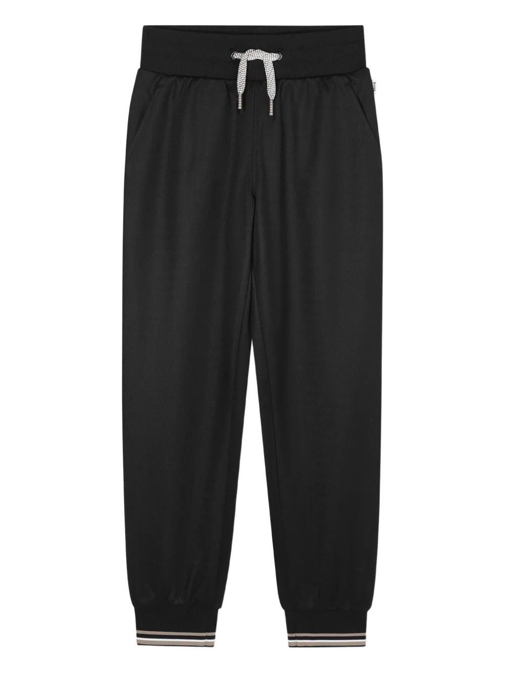 BOSS Kidswear Trainingsbroek met elastische taille Zwart