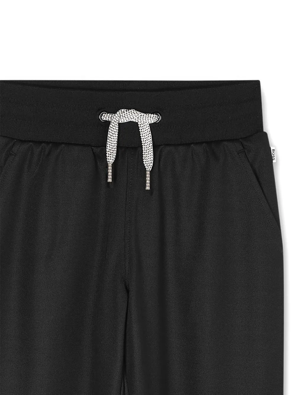BOSS Kidswear Trainingsbroek met elastische taille Zwart