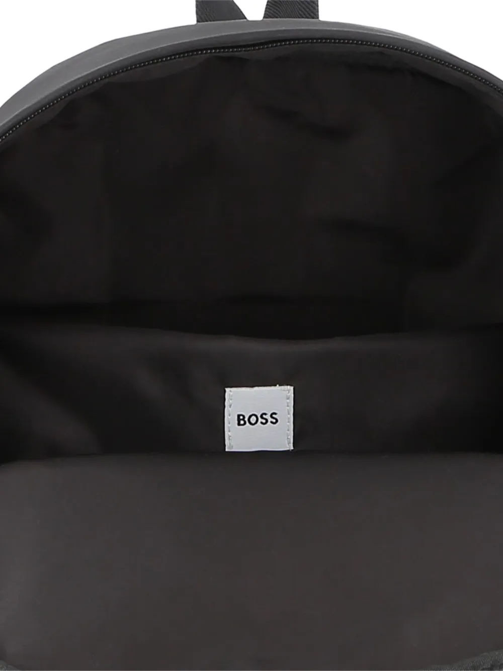 BOSS Kidswear Rugzak met logo-reliëf Zwart