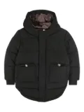 BOSS Kidswear hooded padded coat - Black