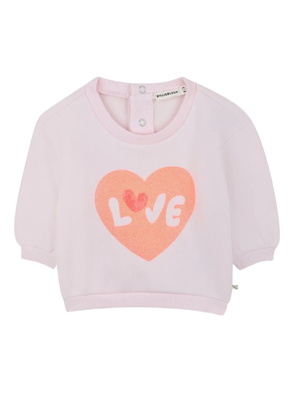 Billieblush Sweater en broek met hartprint Roze