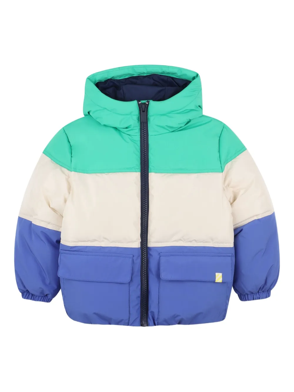 Billieblush Gewatteerd jack met colourblocking Beige