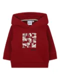 BOSS Kidswear graphic-logo hoodie - Red