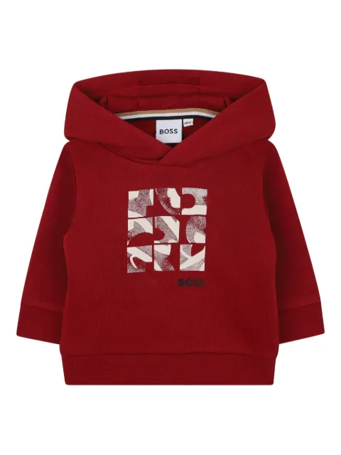BOSS Kidswear Hoodie mit grafischem Logo