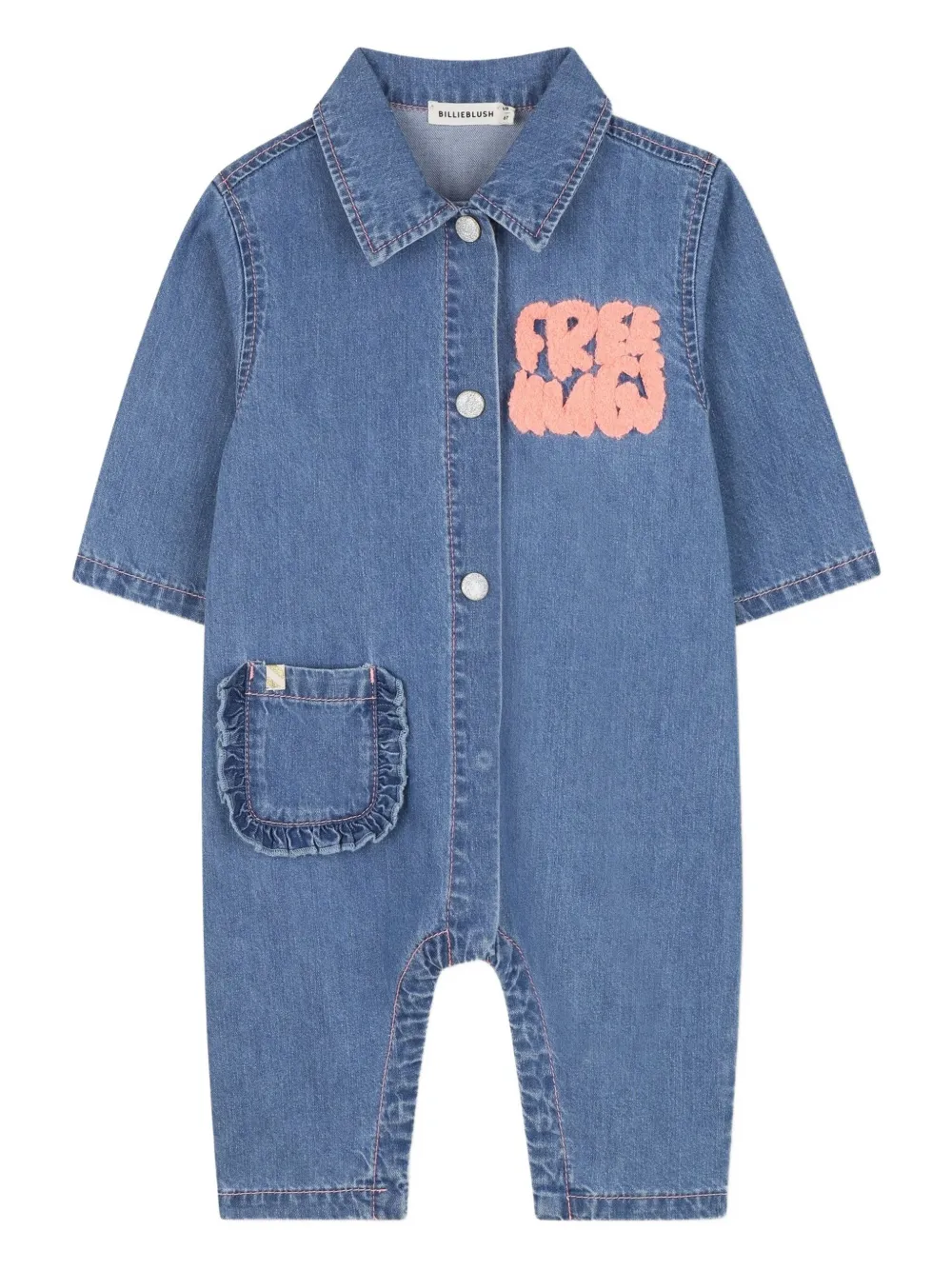 Billieblush Jumpsuit van spijkershirt Blauw