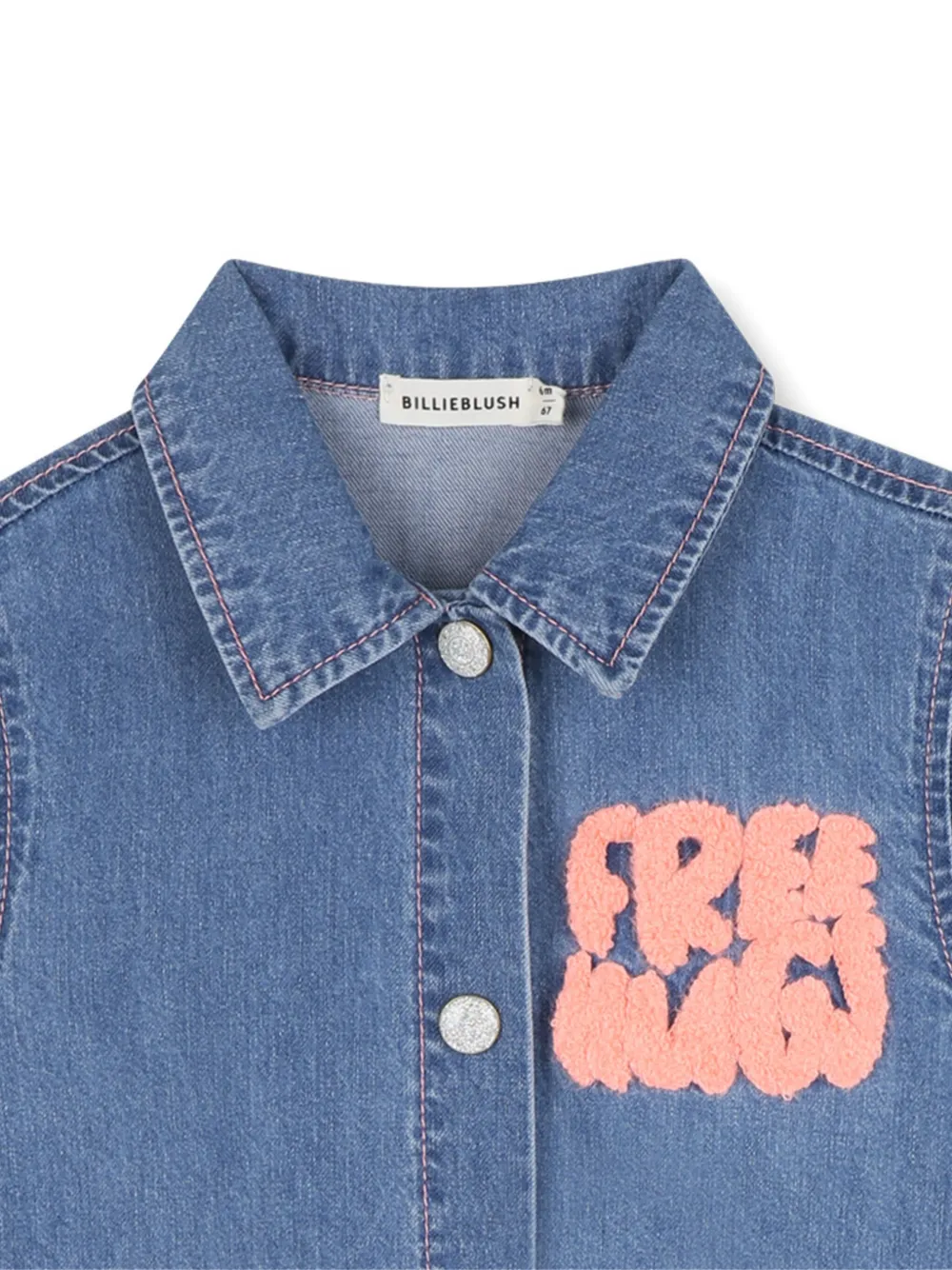 Billieblush Jumpsuit van spijkershirt Blauw