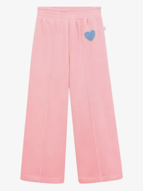 Billieblush pantalones con aplique de corazón
