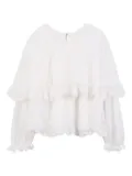 Chloé Kids ruffled blouse - White