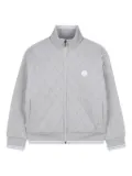 BOSS Kidswear quilted zip-up jacket - Grey