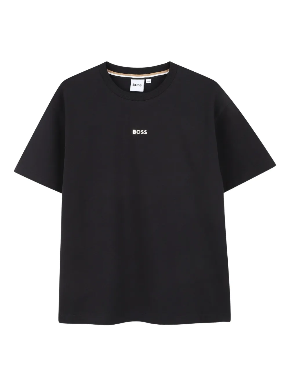 BOSS Kidswear T-shirt met logoprint Zwart